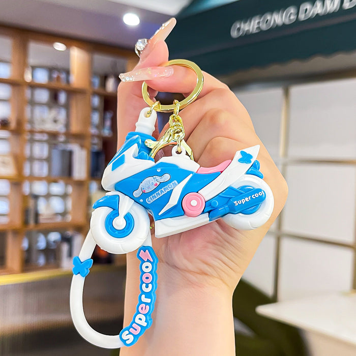 Wholesale Silicone Cartoon Motorcycle Keychain (S)JDC-KC-JiShi006