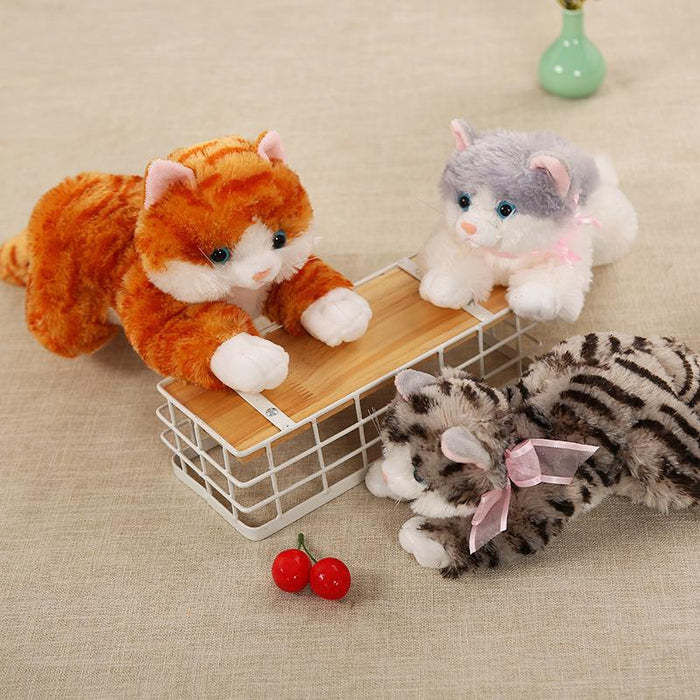 Wholesale Will Be Called Simulation Cat Doll Cute Little Cat Plush Toy Children To Sleep with Doll Birthday Gift JDC-DO-MW009