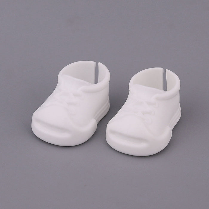 Wholesale Shoes suitable for 17 cm doll shoes sneakers universal cotton doll