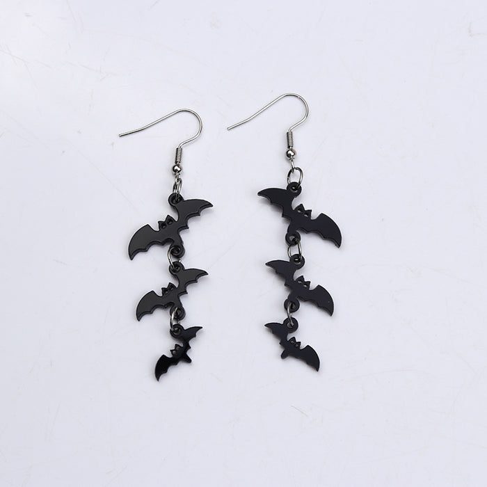 Wholesale  Bat Earrings Earrings Fashion Simple Personality Funny Step Bat Acrylic Earrings Earrings
