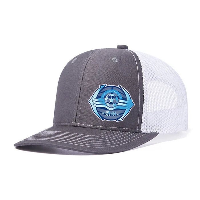 Wholesale football logo hat adult sports leisure mesh hat summer sun protection breathable