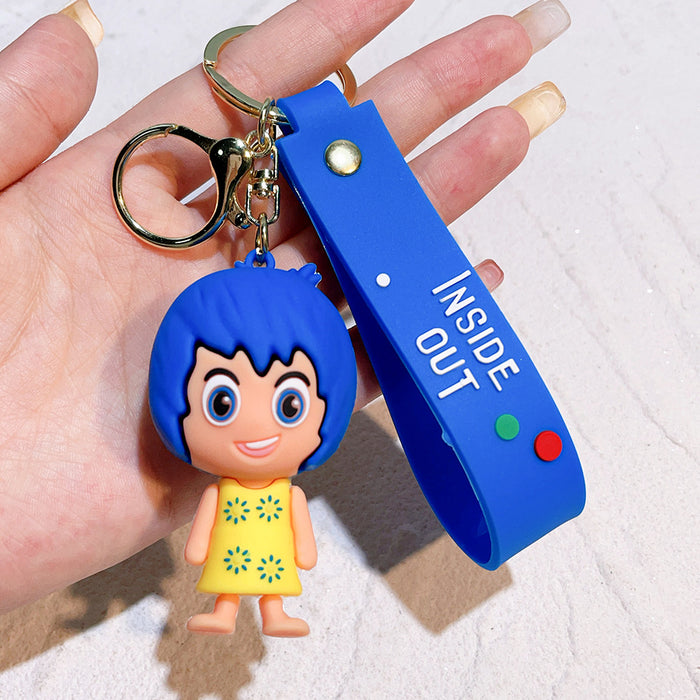 Wholesale PVC Cartoon Three-dimensional Keychain JDC-KC-Qiwei029