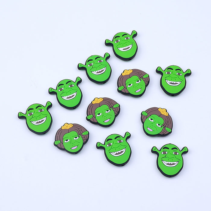 Wholesale New Children's Cartoon Silicone Beads Jewelry JDC-BDS-HeXing001