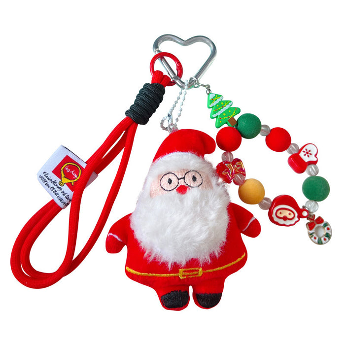Wholesale Plush Christmas Bracelet Keychain  Keychain