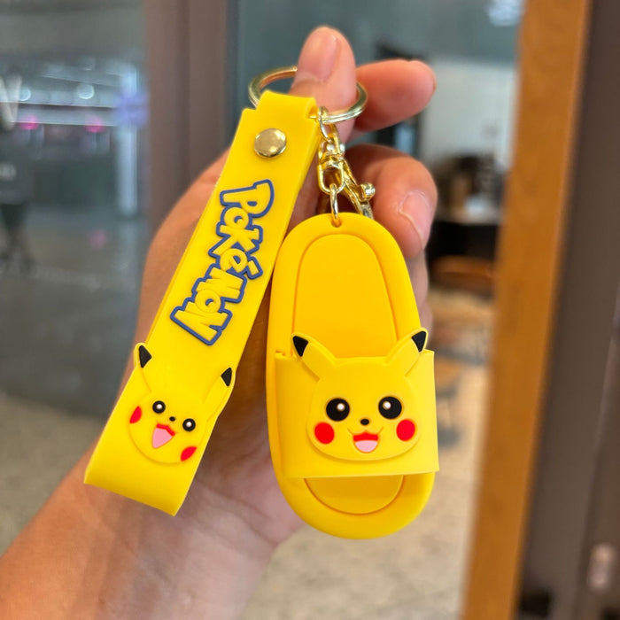 Wholesale Cartoon Silicone Anime Keychain JDC-KC-PengYu043