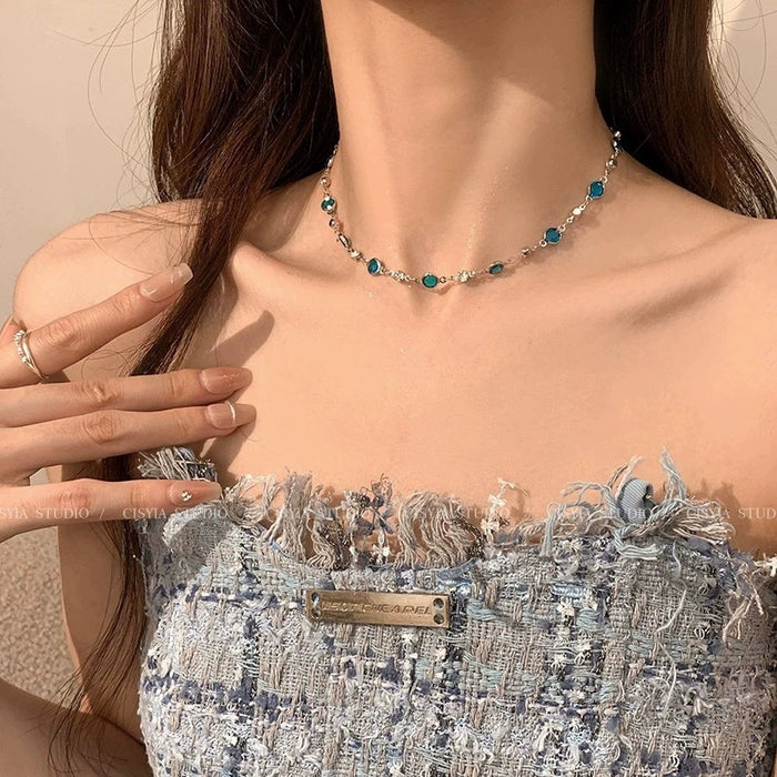 Wholesale Bead stacking necklace sweater chain