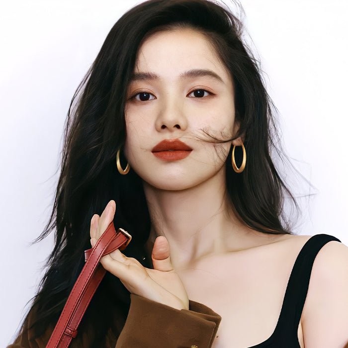 Wholesale Circular spiral ear clip, plain ring, high-end feel, no ear hole earrings, earrings, earrings, accessories