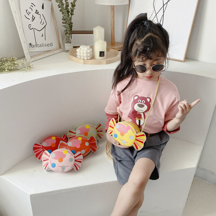 Wholesale Children's bag new shoulder bag cute candy mini crossbody bag cartoon bag
