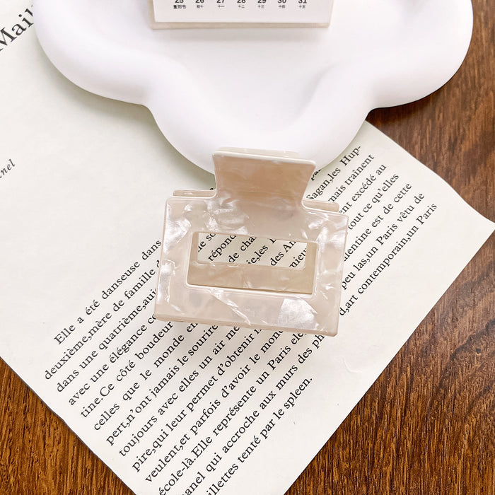 Wholesale Handmade Acetate Medium Hair Claw Square Design for Women Everyday Styling