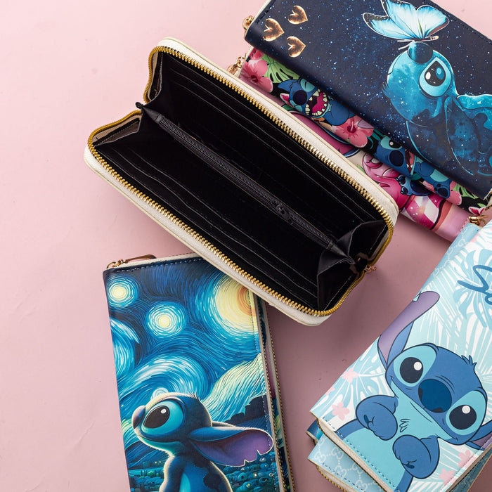 Wholesale Long Wallet with Zipper,  Printed Cartoon Wallet