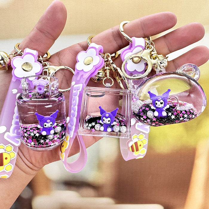 Wholesale Acrylic Starfish Oil Lollipop Cartoon Keychain JDC-KC-RunX017