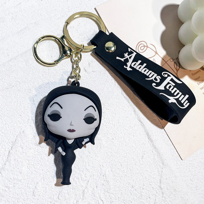 Wholesale Silicone Cartoon Doll Keychain JDC-KC-Qiwei012