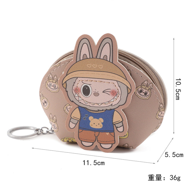 Wholesale New Cute and Fashionable Baby Wallet Keychain Cartoon Doll Keybag Earphone Storage Bag