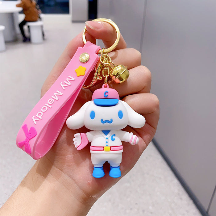 Wholesale PVC Cartoon Doll Keychain JDC-KC-NLu019