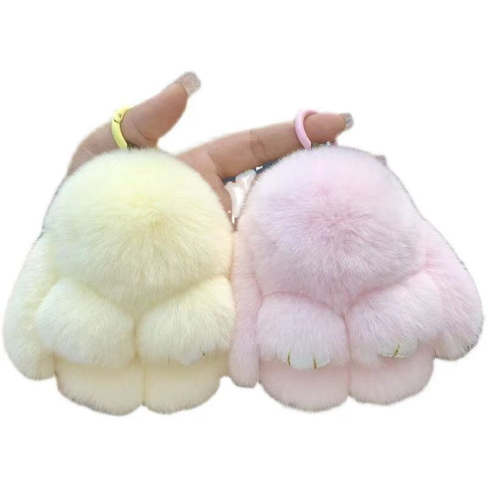 Wholesale  Fur Plush  Key Chain Pendant Plush Doll Bunny Bag Pendant Plush Doll