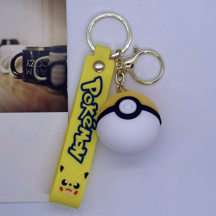 Wholesale Cartoon without lights elf ball key chain pendant bag car key chain accessories gift