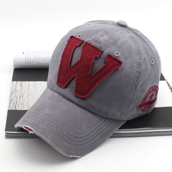 Wholesale Washed denim sun shading duck tongue hat, new men's and women's baseball caps