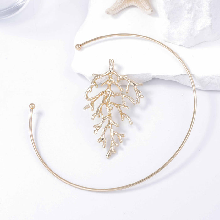 Wholesale Alloy Coral Pendant Collar All-match Light Luxury Women's Style