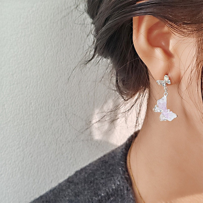 Wholesale Butterfly earrings, elegant earrings, high-end and exquisite earrings