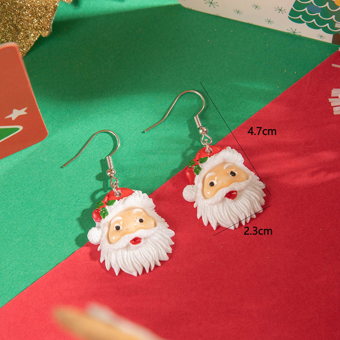 Wholesale Christmas Alloy Cartoon  Earrings Fashion Gift for Women MOQ≥2