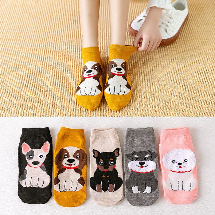 Wholesale Socks straight board boat socks cartoon cotton short socks
