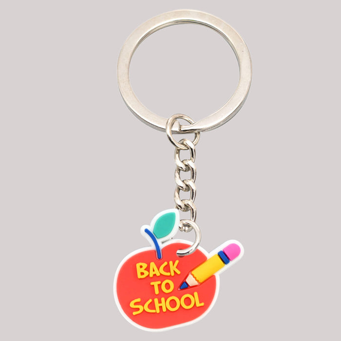 Wholesale  10 PCS Cartoon Keychain PVC Soft Rubber Keychain Accessories  Cute Pendant Keychain