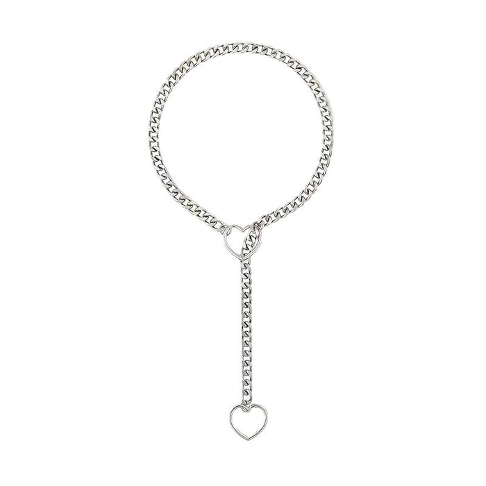 Wholesale Cuban Chain Personalized Love Pendant Fashion Lasso Adjustable Love Necklace