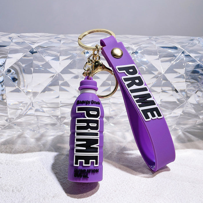 Wholesale Silicone Energy Drink Bottle Keychain JDC-KC-QiChao070