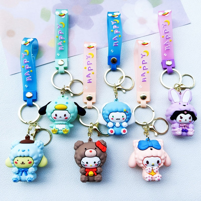 Wholesale PVC Cartoon Doll Keychain JDC-KC-WuYi216