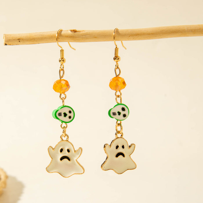 Wholesale  Ghost Pumpkin Skull Alloy Earring Set Trendy Party Jewelry Accessory MOQ≥2