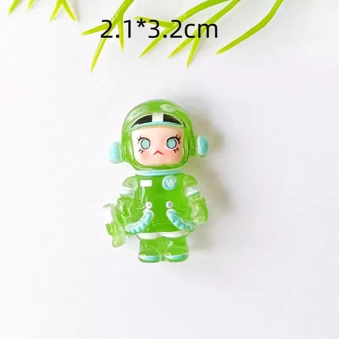 Wholesale Cute Astronaut Refrigerator Magnet Refrigerator Magnetic Sticker Personalized Creative Message Board Decorative Sticker