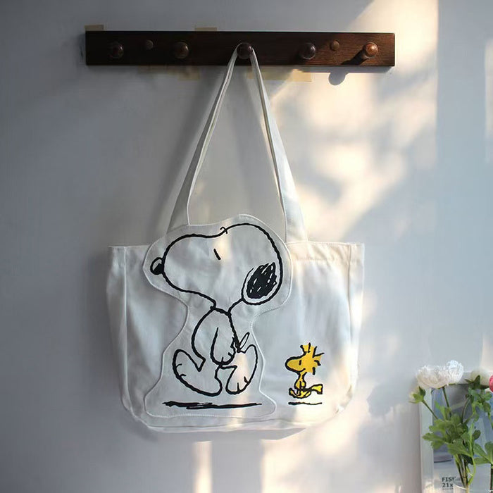 Wholesale Canvas Tote Bag with Print Large Capacity Fashionable Everyday Use for Shopping