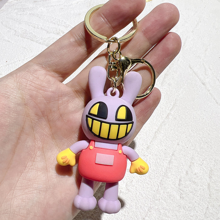 Wholesale Cartoon Doll PVC Keychain JDC-KC-Qiwei001