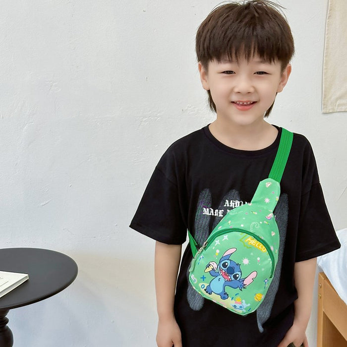 Wholesale Cartoon Children's Bag Coin Purse Crossbody Bag Large Capacity Chest Bag