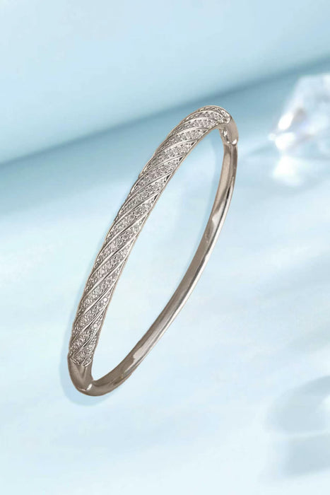 Wholesale Minimalist Zircon Bracelet For Women Gold Plated Copper Jewelry Accessory Trendy Everyday Wear Boutique Resale