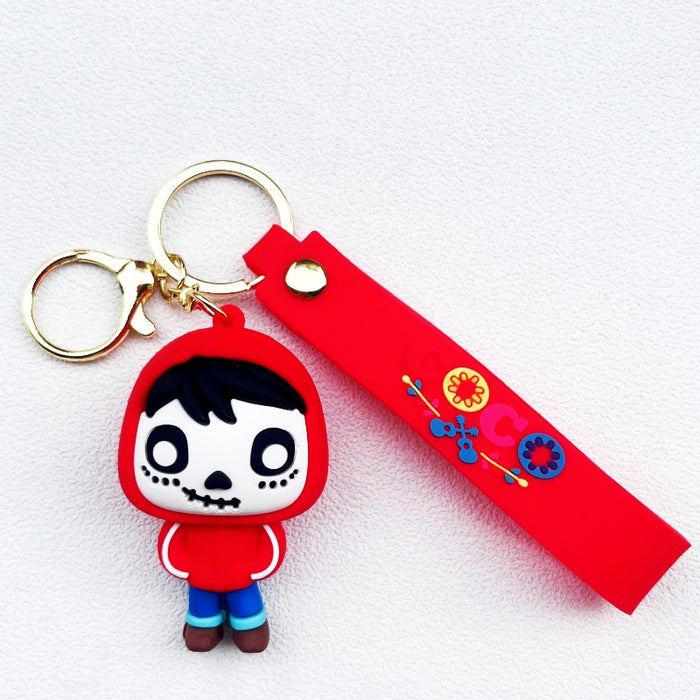 Wholesale PVC Cartoon Doll Keychain JDC-KC-WuYi183