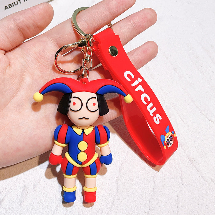 Wholesale Silicone Cartoon Doll Keychain JDC-KC-QiChao066