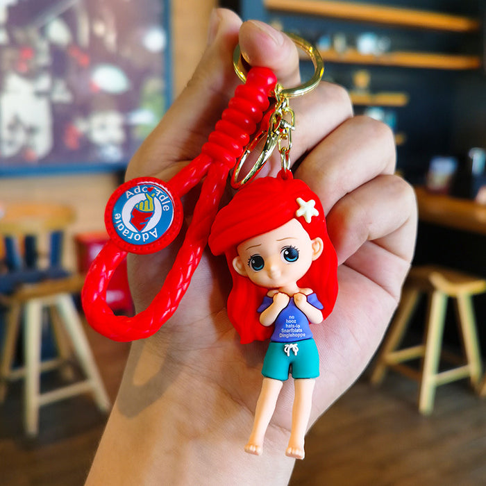 Wholesale PVC Cartoon Three-dimensional Keychain JDC-KC-TingM310