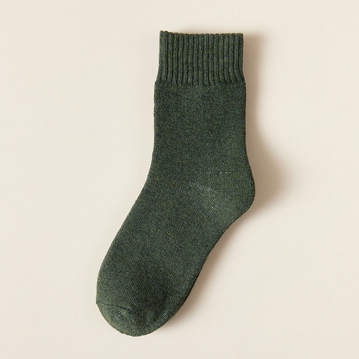 Wholesale Socks, looped socks, long socks, solid color, looped thick, warm midsole