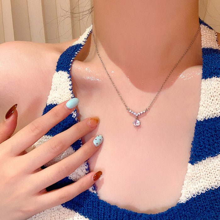 Wholesale Titanium Steel Pearl Necklace