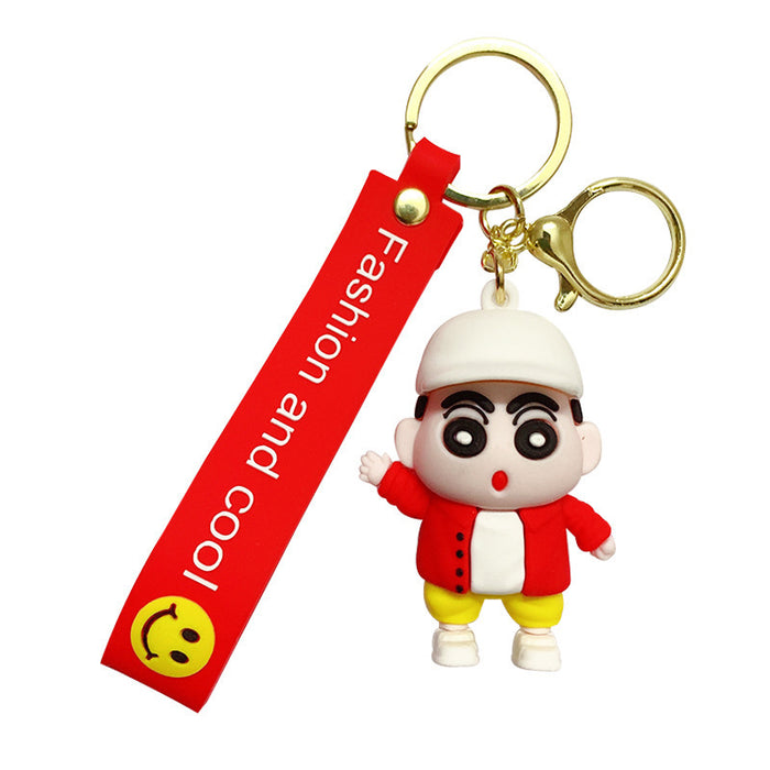 Wholesale Cartoon Silicone Doll Keychain JDC-KC-MingT037