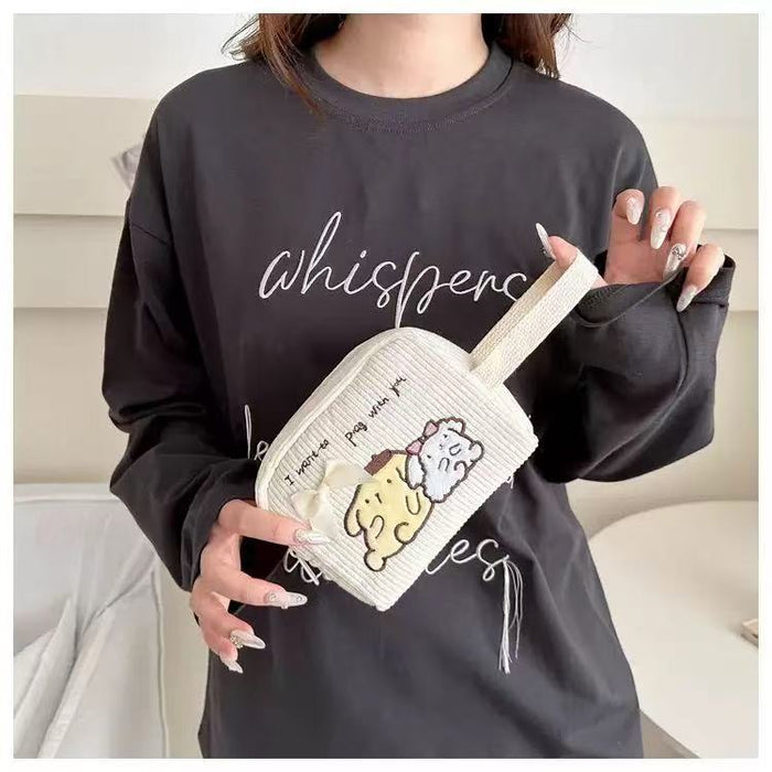 Wholesale Cute plush  bucket bag cartoon girl portable small bag