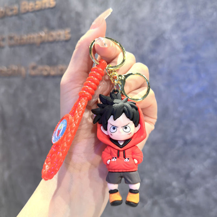 Wholesale Metal Keychain Cartoon Anime Cosplay Bag Charm Gift for Car Key Accessory MOQ≥2