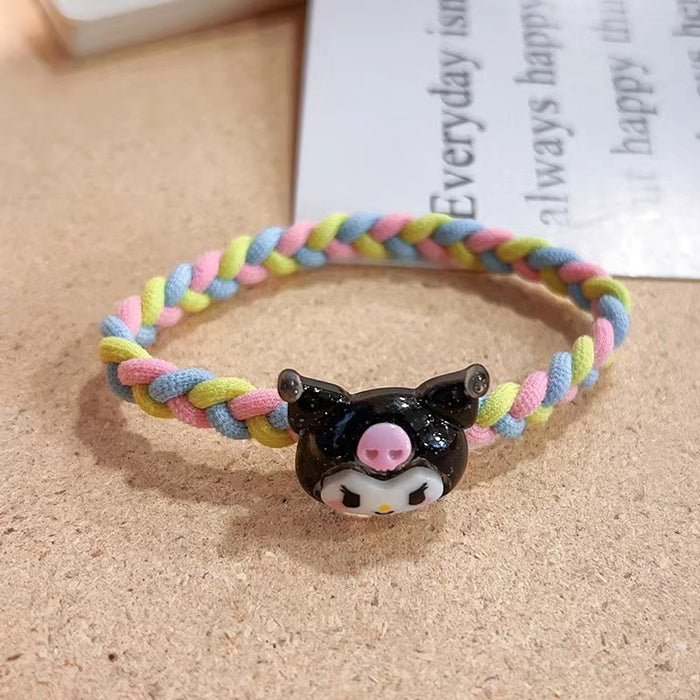 Wholesale Cartoon Cute Braided Fabric Hair Tie JDC-HS-Weiye006