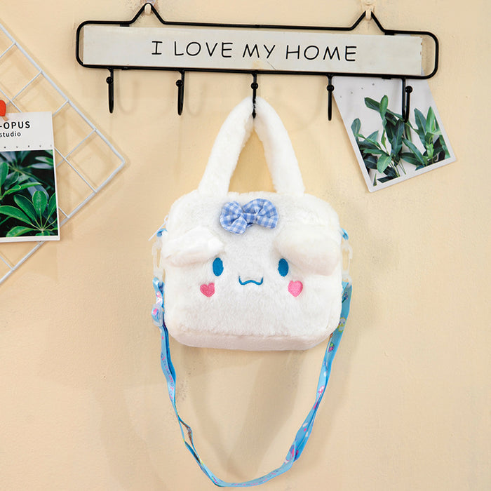 Wholesale Cartoon velvet bag children's cute all-match storage small change bag grab doll messenger bag