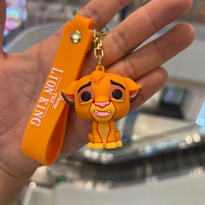 Wholesale Cute Lion King Cartoon PVC Keychains JDC-KC-MiaoY067