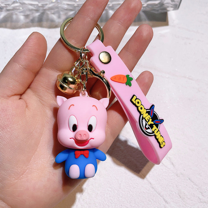 Wholesale Cartoon Doll Silicone Keychain JDC-KC-QiChao003