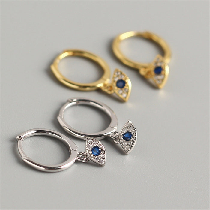 Wholesale Demon' s Eye Bright Stone Earrings
