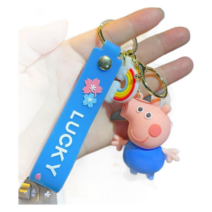 Wholesale  Cartoon Keychain Pendant  Couple Bag  Doll Car Key Chain