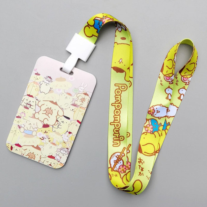 Wholesale Cartoon Style Plastic Card Holder With Neck Strap For Everyday Campus Use Stylish Gift